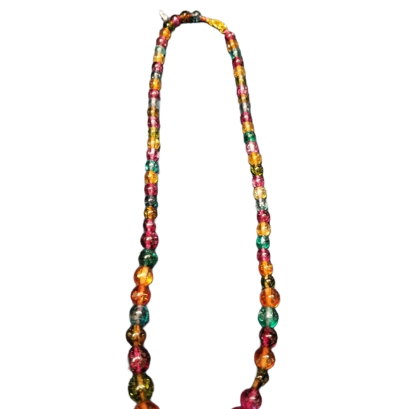 Beautiful Multicolor Bead Necklace - Picture 3 of 5